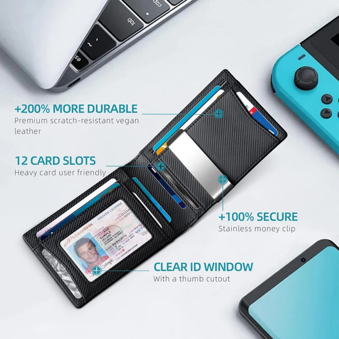 Buy 1 Get 1 Free | CarbonVault - Ultra Slim Carbon Fiber Wallet