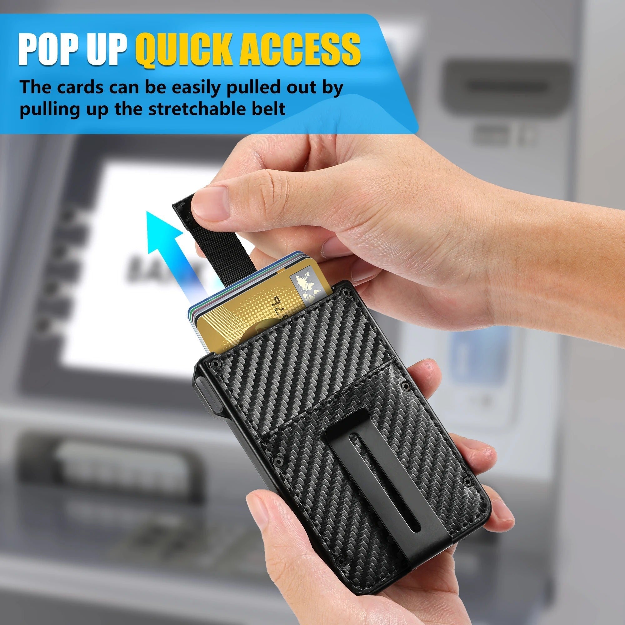 Men Carbon Fiber Wallet