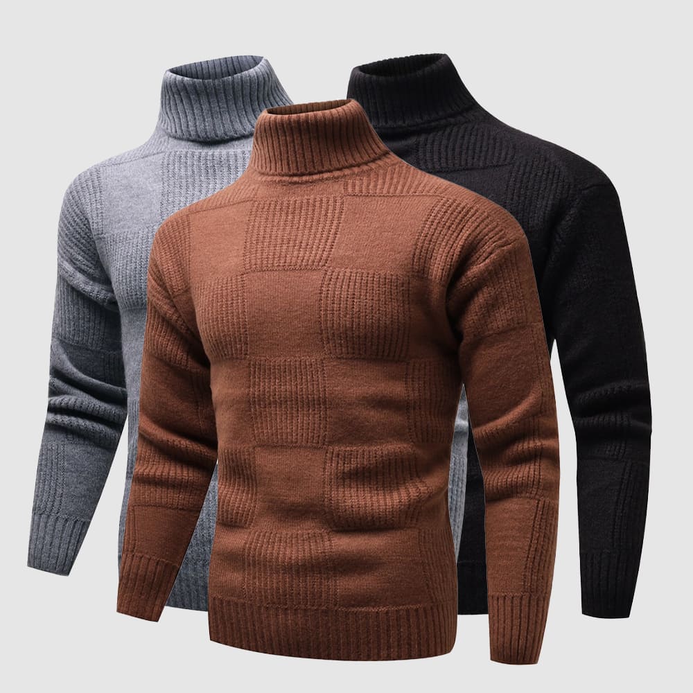 Ross | Men's Fitted Turtleneck Jumper