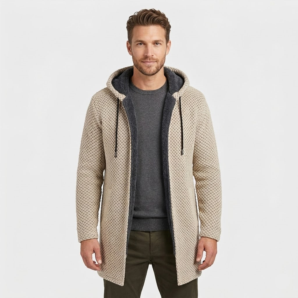 Lugano Knitted Hooded Winter Coat - Fayymont Co