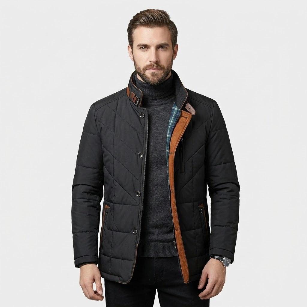 Men’s Quilted Insulated Winter Jacket