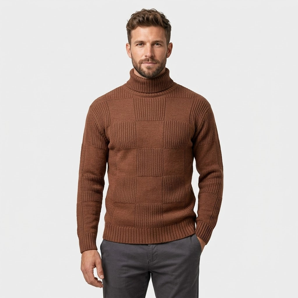 Ross | Men's Fitted Turtleneck Jumper