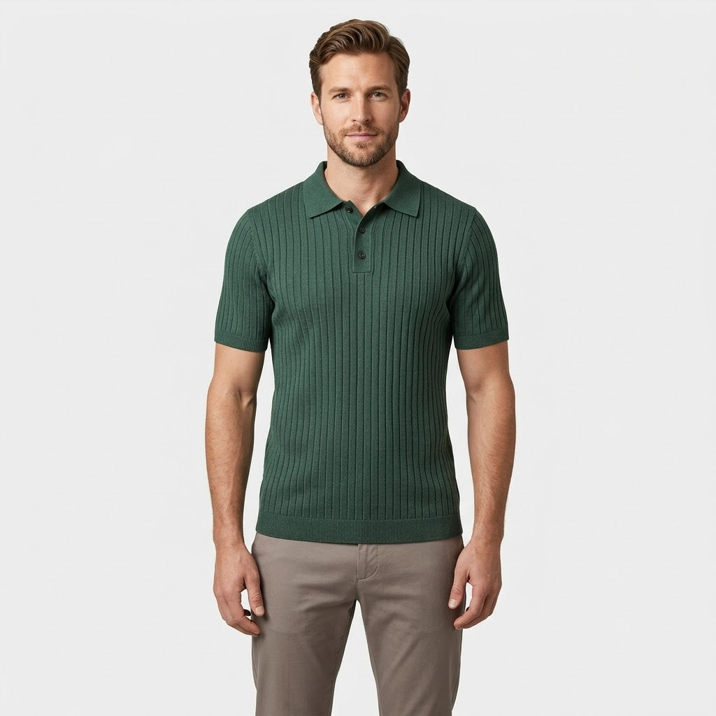 Amalfi Knitted Polo Shirt