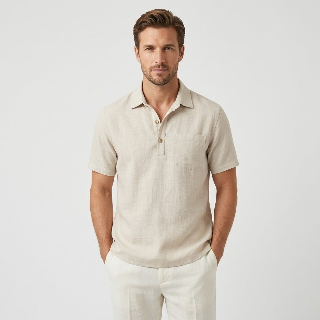 Casablanca - Linen Polo
