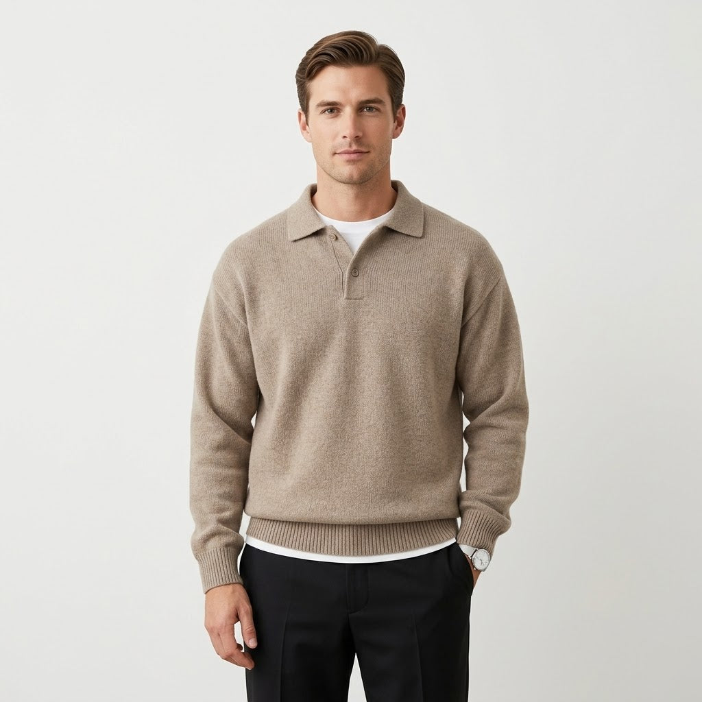 Old Money Ghent Polo Sweater