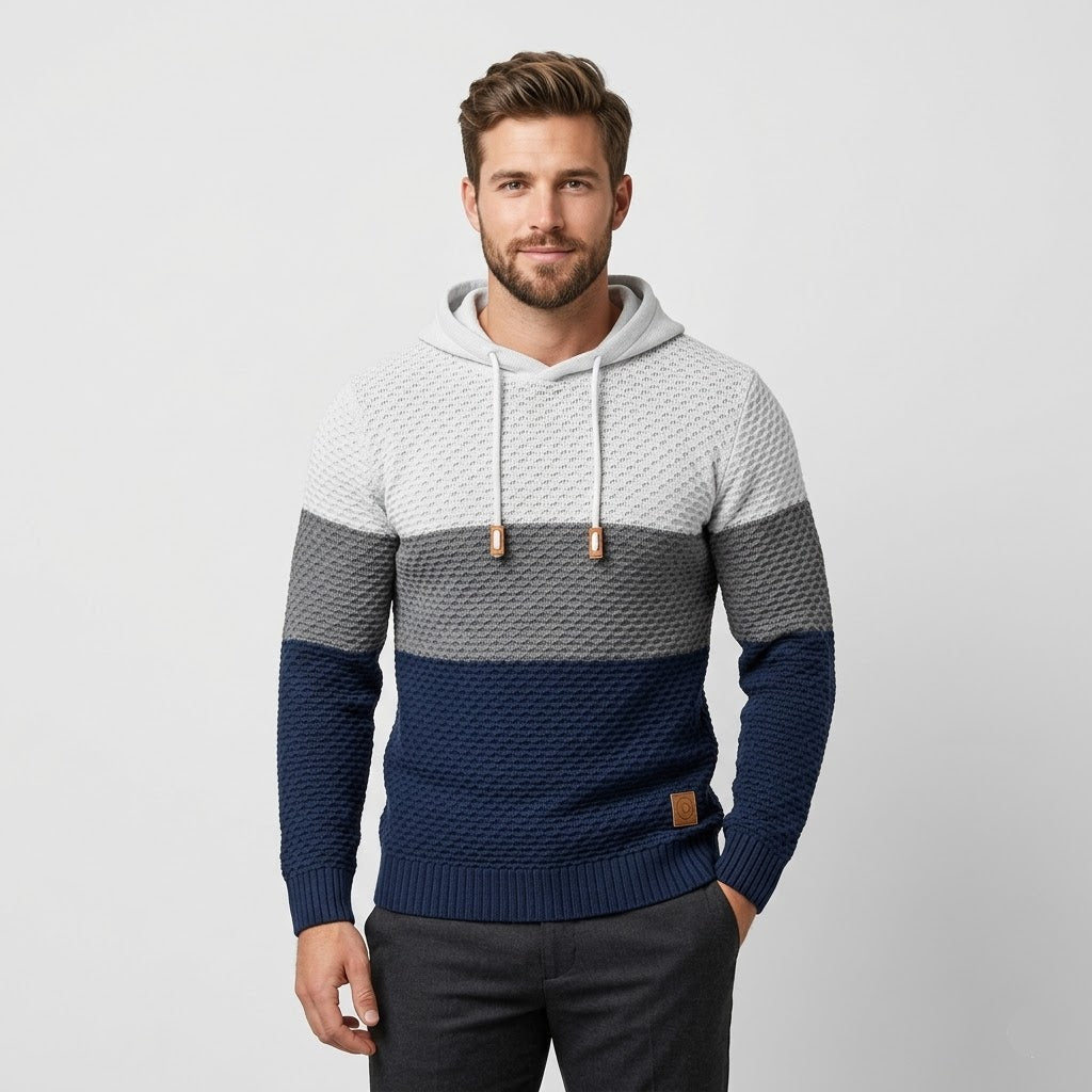 Triple Tone Knit Pullover - Fayymont Co
