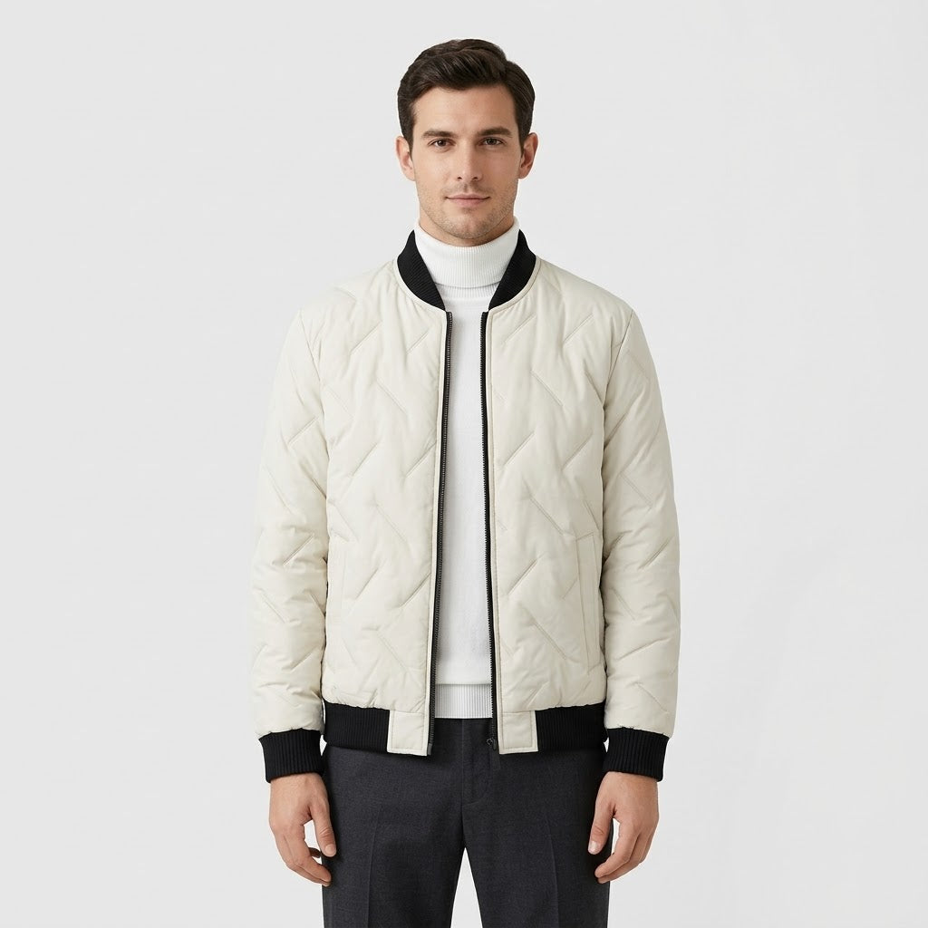 Friedman Quilted Bomber Jacket